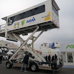 Aviogei displayed its Thunderlift 6000E at the GSE Expo Europe.