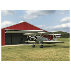 Bill Lucy recently moved to Fredericksburg, Texas, where he built a new home and hangar with a 40-foot by 14-foot Schweiss Doors bifold liftstrap door. He flies a PT-17 Stearman for fun and when on the job he pilots a Citation Sovereign for NetJets.