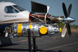 Factory-New PT6A-67P next to the stock PT6A-67B Factory-New PT6A-67P next to the stock PT6A-67B