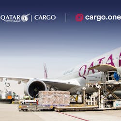 Qatar Airways Cargo X Cargo one Press Banner
