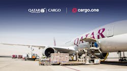 Qatar Airways Cargo X Cargo one Press Banner