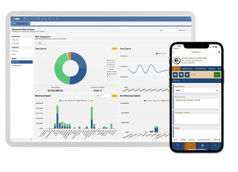 Tronair&rsquo;s EBIS GSE Enterprise Asset Management (EAM) was purpose-built for GSE maintenance organizations.