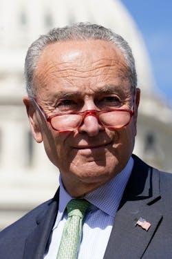 U.S. Senate Majority Leader Chuck Schumer, D-N.Y., on Capitol Hill in Washington, D.C., on Thursday, Sept. 29, 2022. U.S. Senate Majority Leader Chuck Schumer, D-N.Y., on Capitol Hill in Washington, D.C., on Thursday, Sept. 29, 2022.