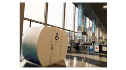 Mamava freestanding lactation space. Mamava freestanding lactation space.