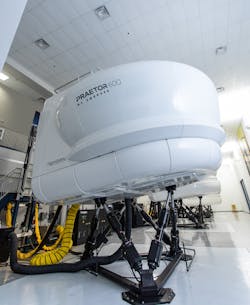 FlightSafety will offer a new full-flight simulator (FFS) for the Praetor 500 and Praetor 600 jets to meet the growing demand for these models’ training. FlightSafety will offer a new full-flight simulator (FFS) for the Praetor 500 and Praetor 600 jets to meet the growing demand for these models’ training.