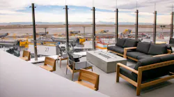 Concourse B outdoor deck