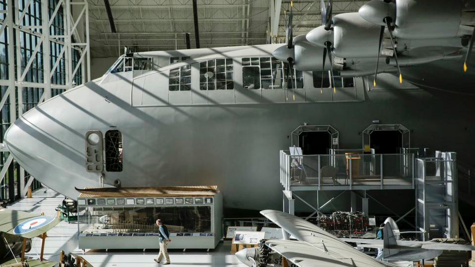 The Hughes H-4 Hercules, or Spruce Goose, took its one and only flight 70 years ago on November 2, 1947, with Howard Hughes as the pilot. It's on public display at the Evergreen Aviation & Space Museum in McMinnville.