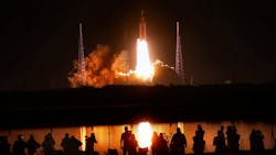 NASA s Artemis 1 lifts off from launch pad 39-B at Kennedy Space Center, Fla., carrying the Orion spacecraft on a mission to orbit the moon, early Wednesday, November 16, 2022. The Orion capsule is scheduled to splashdown in the Pacific Ocean on December 11 after 25 days in space. NASA s Artemis 1 lifts off from launch pad 39-B at Kennedy Space Center, Fla., carrying the Orion spacecraft on a mission to orbit the moon, early Wednesday, November 16, 2022. The Orion capsule is scheduled to splashdown in the Pacific Ocean on December 11 after 25 days in space.
