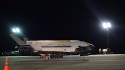 The Air Force's X-37B Orbital Test Vehicle Mission 5 successfully landed at NASA's Kennedy Space Center Shuttle Landing Facility Oct. 27, 2019. The Air Force's X-37B Orbital Test Vehicle Mission 5 successfully landed at NASA's Kennedy Space Center Shuttle Landing Facility Oct. 27, 2019.
