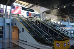 Worcester Regional Airport doesn't see many passengers during COVID-19 but still displays notices advising passengers about the virus. Worcester Regional Airport doesn't see many passengers during COVID-19 but still displays notices advising passengers about the virus.