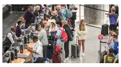 The Hartsfield-Jackson International Airport Delta Airlines ticket counter at Terminal South, May 27, 2022.