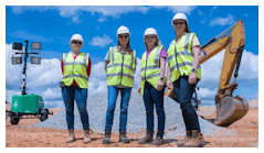 Members of the engineering team include FAA employees (left to right): Kelsey Torchia, Maylisse Matos, Stefanie Johnson and Courtney Nolan.