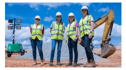 Members of the engineering team include FAA employees (left to right): Kelsey Torchia, Maylisse Matos, Stefanie Johnson and Courtney Nolan.