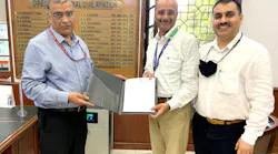 Arun Kumar, director general DGCA, hands over India’s first DOA Approval in Civil Aviation to an ecstatic Air Works Group team led by D. Anand Bhaskar, MD & CEO, Air Works Group and Ajay Sharma, CEO, SA Air Works. Arun Kumar, director general DGCA, hands over India’s first DOA Approval in Civil Aviation to an ecstatic Air Works Group team led by D. Anand Bhaskar, MD & CEO, Air Works Group and Ajay Sharma, CEO, SA Air Works.