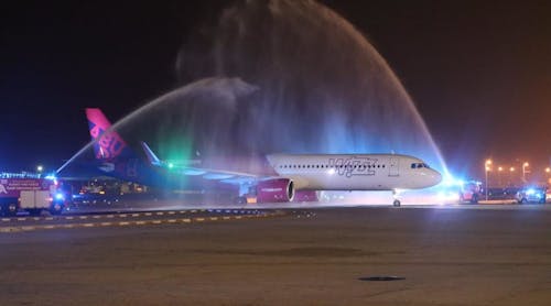 Wizz Air Abu Dhabi&apos;s Inaugural Flight At Kuwait
