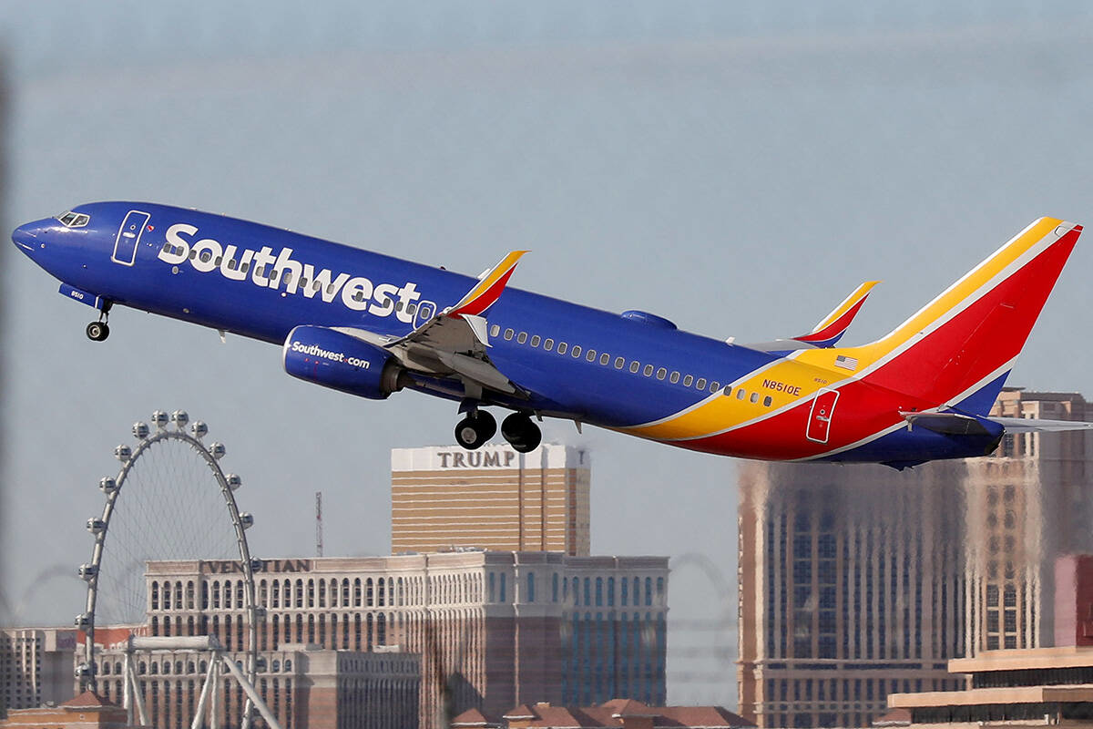 The busiest air carrier at Harry Reid International Airport, Southwest Airlines, says it plans to build a maintainence hangar at the airport within five years. Southwest has nearly 220 flights a day that arrive or Reid airport. The hangar will accommodate up to three Boeing 737 jets at one time.