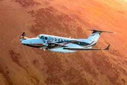The Beechcraft King Air 360 is designed and manufactured by Textron Aviation Inc., a Textron Inc. company. The Beechcraft King Air 360 is designed and manufactured by Textron Aviation Inc., a Textron Inc. company.