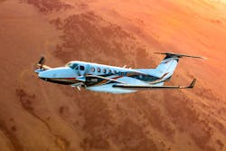 The Beechcraft King Air 360 is designed and manufactured by Textron Aviation Inc., a Textron Inc. company.