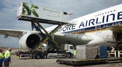 Mallaghan’s CT8000 catering truck was designed to raise higher, lift heavier payloads and safely dock to every door of the Airbus A380. Mallaghan’s CT8000 catering truck was designed to raise higher, lift heavier payloads and safely dock to every door of the Airbus A380.