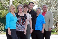 Left to right: Patricia McQuigg, flight attendant, Jan Coviello, passenger who lost son; Mercy Ruiz, flight attendant; Miguel Junco, an 11 month old passenger, who lost both his parents, Beverly Raposa, flight attendant and Ron Infantino, passenger who lost his bride. All are South Florida survivors of the crash of Eastern Flight #401 now trying to build a memorial to those who died. Left to right: Patricia McQuigg, flight attendant, Jan Coviello, passenger who lost son; Mercy Ruiz, flight attendant; Miguel Junco, an 11 month old passenger, who lost both his parents, Beverly Raposa, flight attendant and Ron Infantino, passenger who lost his bride. All are South Florida survivors of the crash of Eastern Flight #401 now trying to build a memorial to those who died.