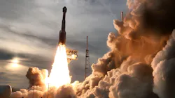 The Boeing CST-100 Starliner launches at dusk from the United Launch Alliance complex 41 at Cape Canaveral Space Force Station, at 6:54 p.m on Thursday, May 19, 2022.