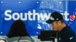 Customers in line at the Southwest front desk at Dallas Love Field airport in Dallas on Wednesday, Jan. 4, 2023.