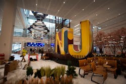 Thursday, November 10, 2022 - The new Newark Liberty International Airport Terminal A features New Jersey-centric artwork throughout.