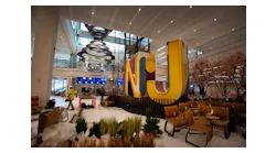 Thursday, November 10, 2022 - The new Newark Liberty International Airport Terminal A features New Jersey-centric artwork throughout.