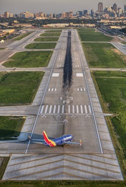 At 8,800 feet long, Runway 13R-31L serves as the main commercial air carrier runway at DAL. At 8,800 feet long, Runway 13R-31L serves as the main commercial air carrier runway at DAL.