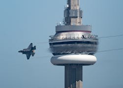 F 35 A Demo Team During The 2021 Canadian International Air Show Toronto Canada Sept 4 2021 U S