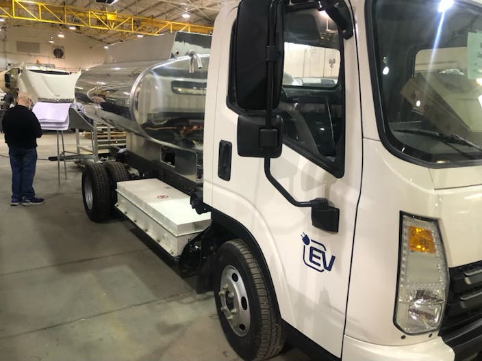 Envirotech Vehicles Delivers Chassis for Garsite's First AllElectric