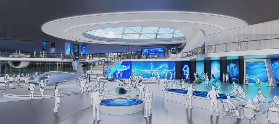 The Delta Sustainable Skies Lab, depicted in the vision concept above, will bridge the gap between fledgling ideas and proven innovation by focusing on clean fuel, efficient flying operations, revolutionary fleet concepts and sustainable travel & business practices.