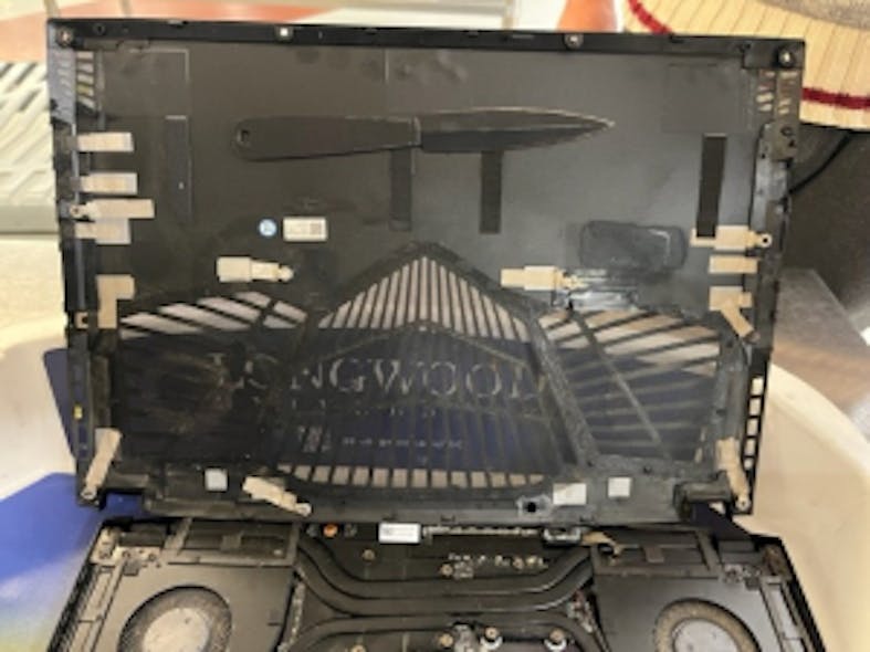 TSA officers at Richmond International Airport detected a knife artfully concealed inside a traveler&rsquo;s laptop in November 2022.