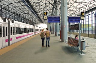 13 H Line Transport Train Station