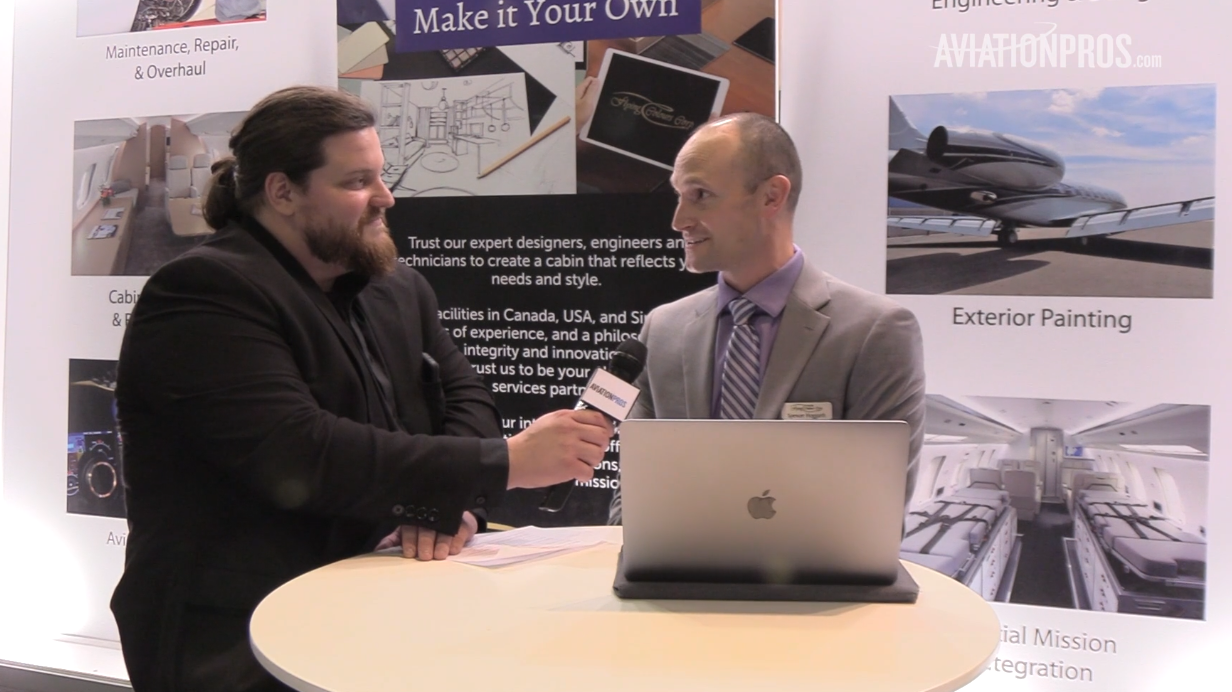 Walker Jaroch, AMT editor, interviews Spencer Hoggarth of Flying Colours at 2022's NBAA-BACE. Find Hoggarth's and others' full interviews for AMT's Business Aviation Outlook Report below.