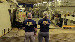 FBI subject matter experts conduct balloon search and recovery operations in collaboration with the U.S. Navy.