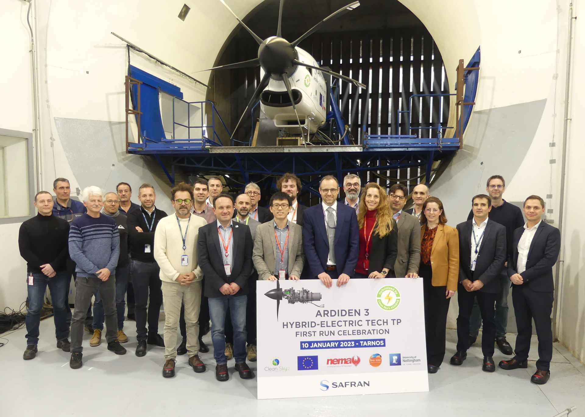 First Run Of Tech Tp Achieve Hybrid Electric Turboprop Demonstrator&copy;nelly Pfister Safran