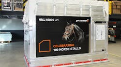 VRR delivers 100th air horse stall to Jettainer. VRR delivers 100th air horse stall to Jettainer.