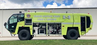 Oshkosh Airport Products, a division of Pierce Manufacturing Inc., and a subsidiary of Oshkosh Corporation (NYSE: OSK), announced Grand Canyon West Airport, located northwest of Peach Springs in Mohave County, Arizona, has taken delivery of its first Oshkosh Airport Products Striker 4x4 ARFF vehicle.