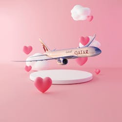 Qr Cargo Says It With Flowers On Valentines Day