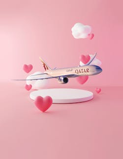 Qr Cargo Says It With Flowers On Valentines Day