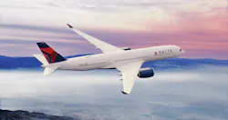 Delta Air Lines A350-900 plane
