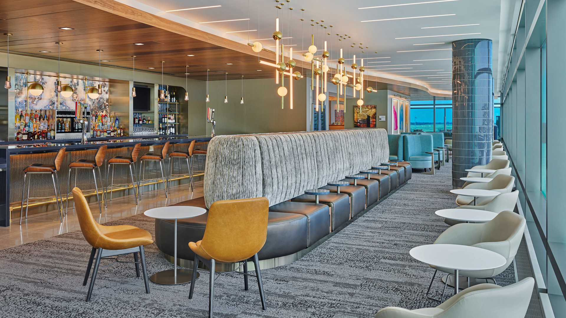 Delta lounge at MCI new terminal.