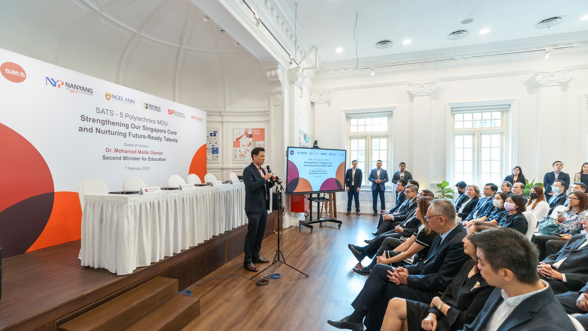 The MOU signed with local polytechnics deepens SATS&rsquo; commitment to bolster the talent pool and share industry knowledge.