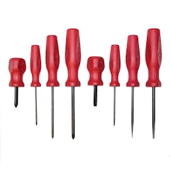 8 PC Slotted & Phillips Screwdriver Set #27024T 8 PC Slotted & Phillips Screwdriver Set #27024T