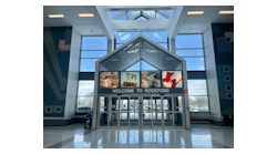 Chicago Rockford International Airport entrance.