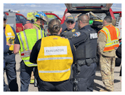 The exercise allows for hands-on experience for first responders from Tucson Airport Authority Fire Department (TAAFD) and Tucson Airport Authority Police Department (TAAPD), as well as mutual aid partners throughout the region.