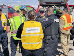 The exercise allows for hands-on experience for first responders from Tucson Airport Authority Fire Department (TAAFD) and Tucson Airport Authority Police Department (TAAPD), as well as mutual aid partners throughout the region. The exercise allows for hands-on experience for first responders from Tucson Airport Authority Fire Department (TAAFD) and Tucson Airport Authority Police Department (TAAPD), as well as mutual aid partners throughout the region.
