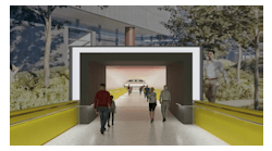 Inspired By Pittsburgh&apos;s Fort Pitt Tunnel, Pit Has Unveiled Designs Of A Connector Bridge That Will Link The Airport&apos;s New Terminal And Existing Airside Terminal That Will Open In 2025