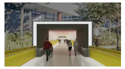 Inspired By Pittsburgh's Fort Pitt Tunnel, Pit Has Unveiled Designs Of A Connector Bridge That Will Link The Airport's New Terminal And Existing Airside Terminal That Will Open In 2025
